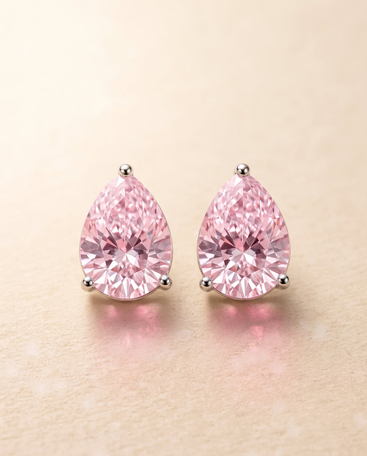 teardrop studs, photo 2 of 2