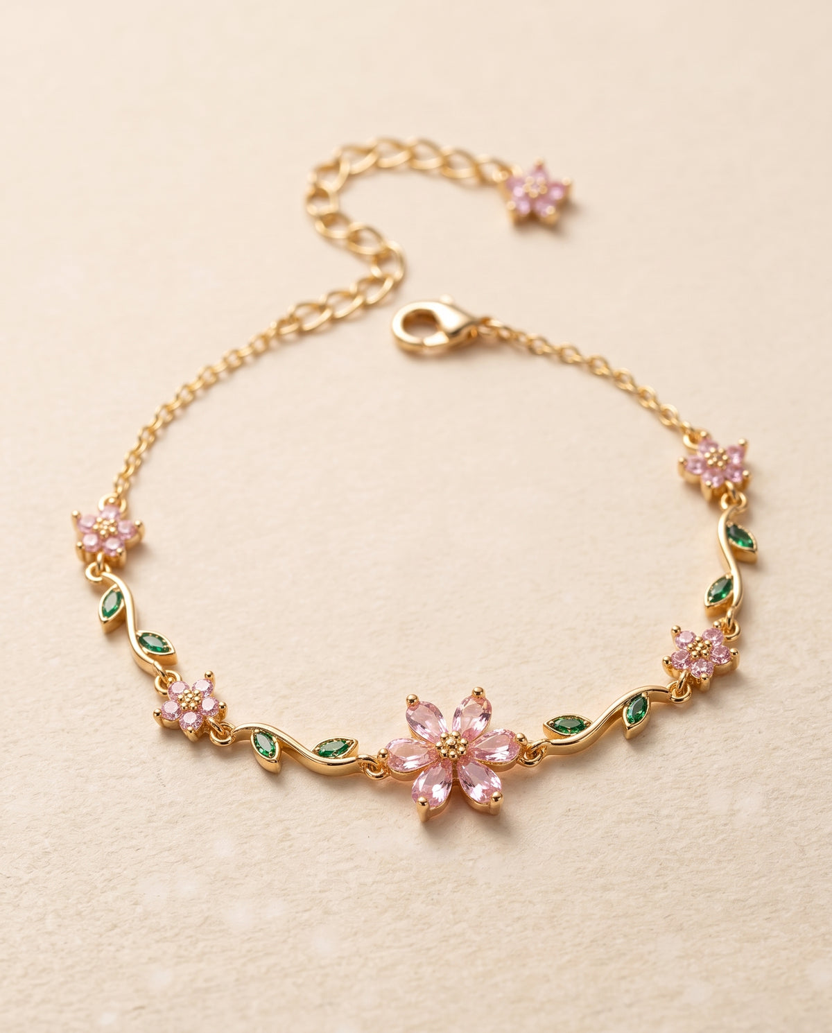 blossom vine bracelet, photo 3 of 3
