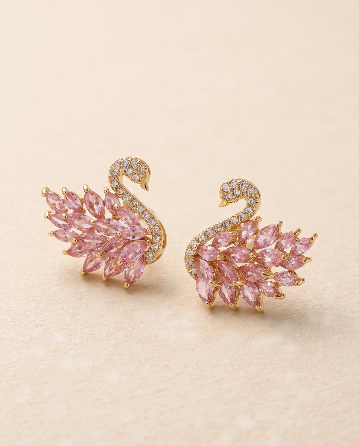 swan earrings, photo 4 of 4
