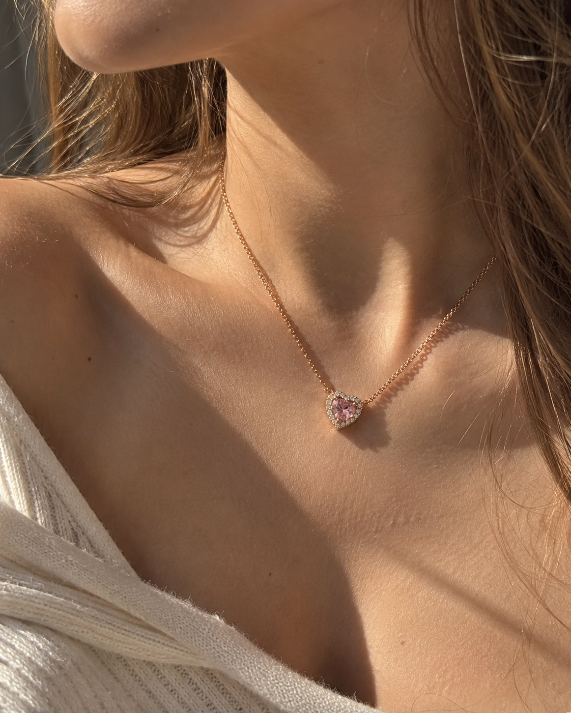 heart locket necklace, photo 3 of 5