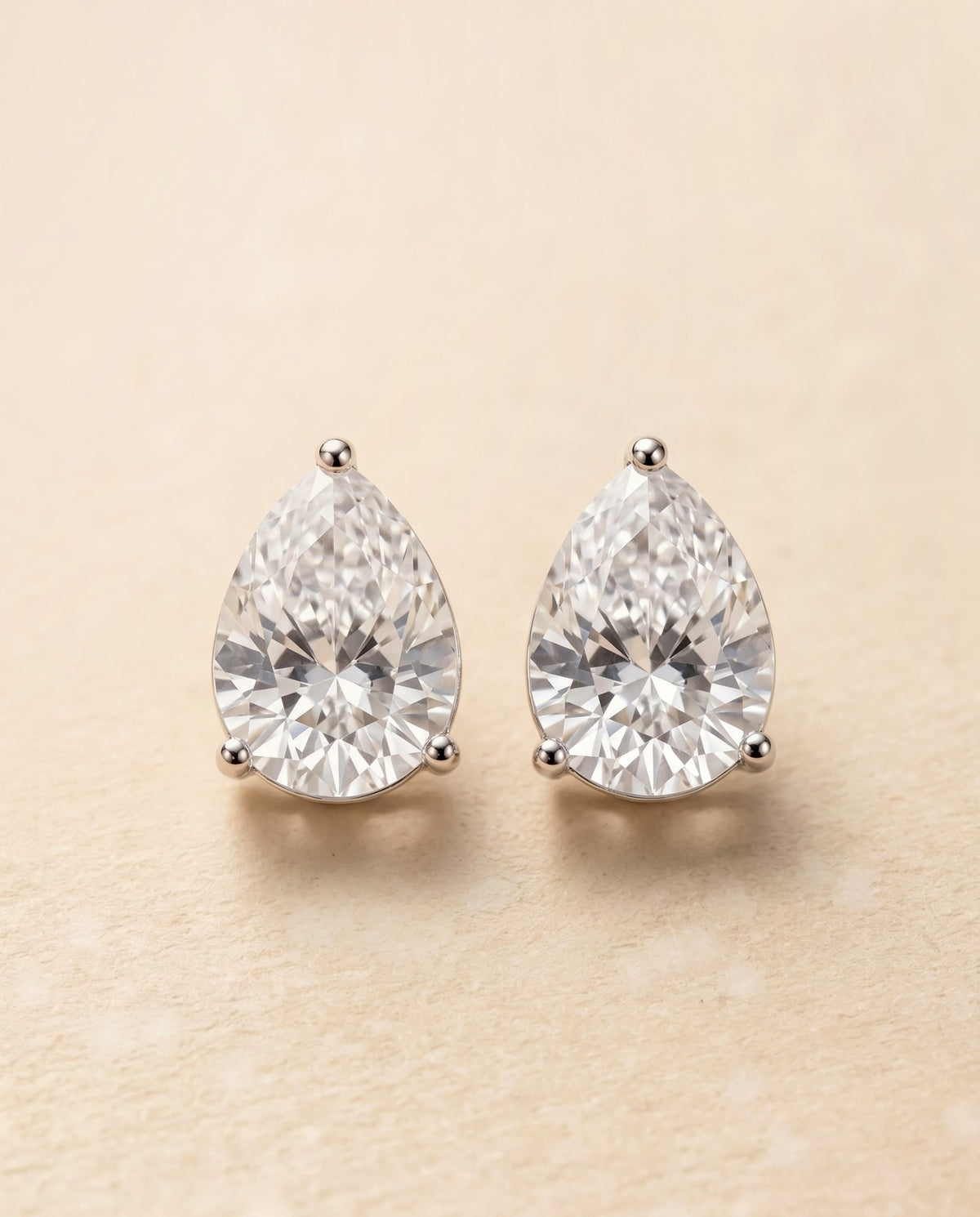teardrop studs, photo 1 of 2